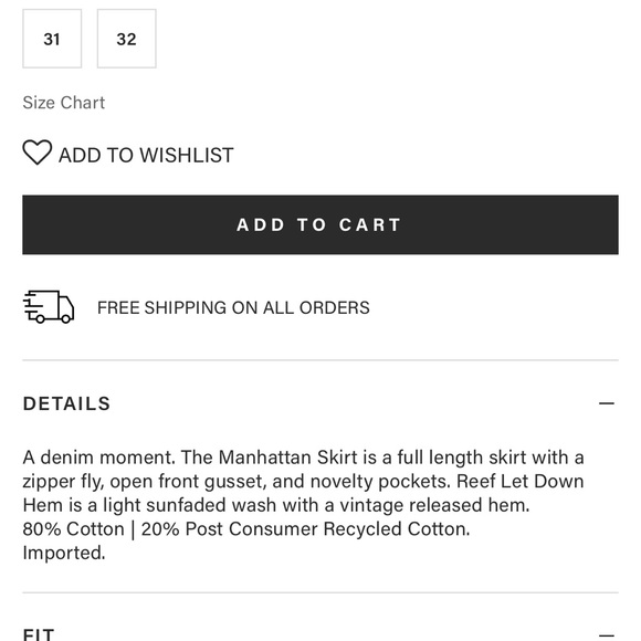 Rails jupe jeans 26. Porteé  2 fois - Picture 4 of 6